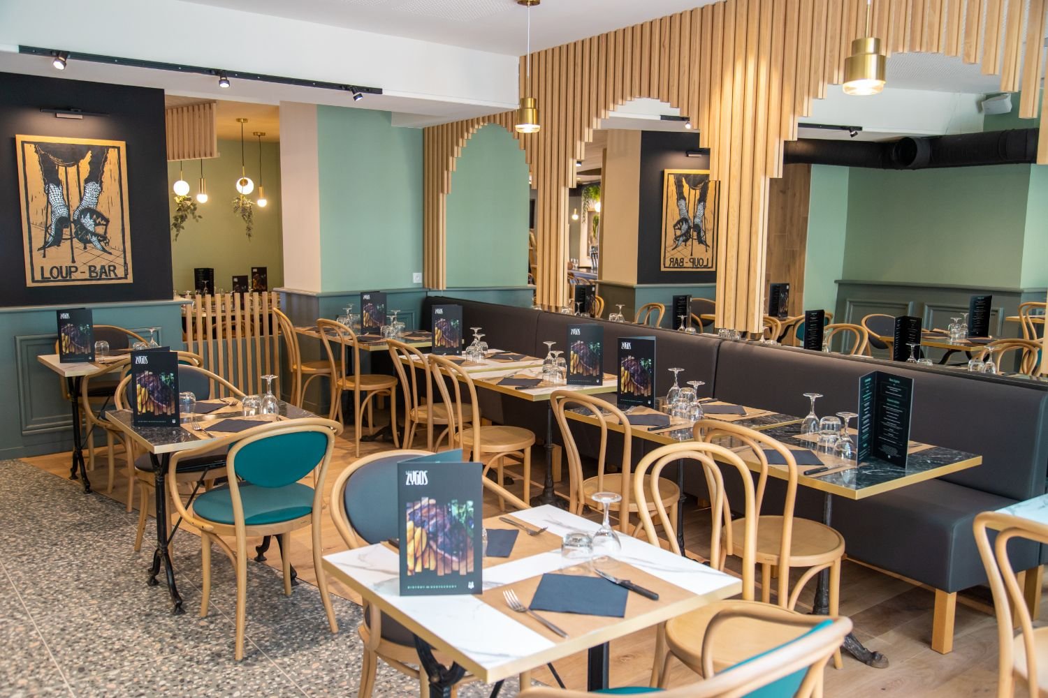 Restaurant Les Zygos, Toulouse, conçu par Silvea Architectes